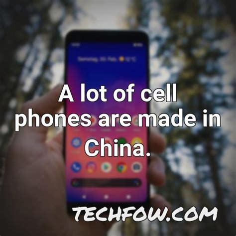 are there any smartphones not made in china